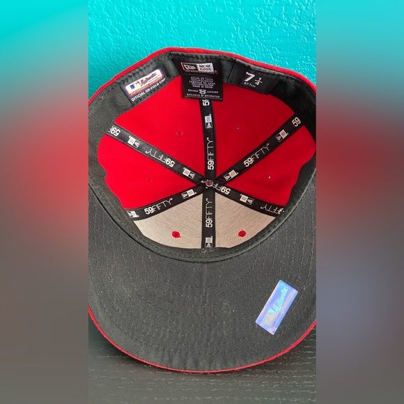 Los Angeles Angels Baseball Flat-bill Lids Hat ~ Size 7 1/4 - Picture 8 of 9